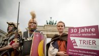 Fotoshooting in Berlin anläßlich des Jubiläums 30 Jahre UNESCO Welterbe TRIER.  
